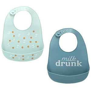 Buy Durable Degradable Solid Baby Feeding Silicone Apron Safe In Sterilizer at wholesale prices