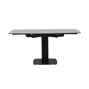 Extending 1.16CBM Rectangle Dining Table Set Rectangle Sintered Stone top