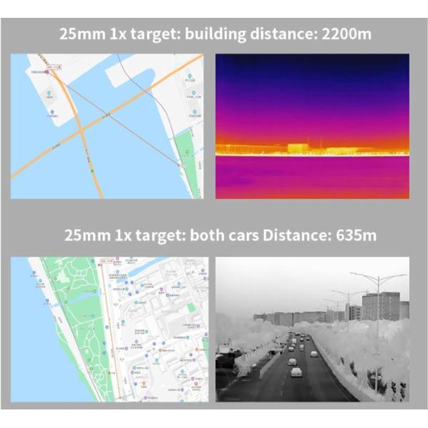 Night Vision Optic 35MM Lens Handheld Thermal Image Scope for 1800M Detection Distance