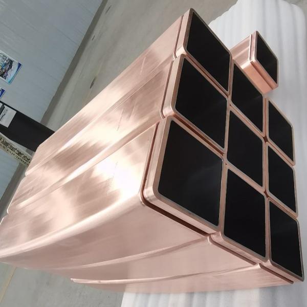 Buy CuAg CuCrZr Copper Square Tube Sizes Chromium 10mm Wall at wholesale prices
