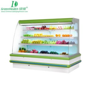 Fan Cooling Refrigerated Display Cooler For Fruit And Vegetable 3000L