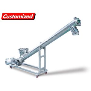 Durable Screw Auger Feeder for Conveying System Stainless Steel