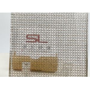 Customized Glass Laminated Wire Mesh High Temperature Resistance