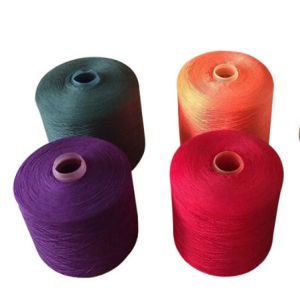 40/2 Dyed Polyester Spun Yarn For Polyester Sewing Thread High Tencacity