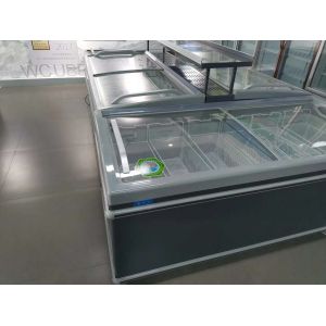 commercial glass freezer glass top freezer