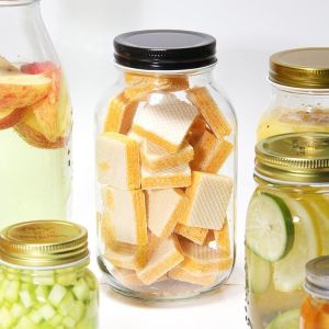 Canning Pickle Glass Mason Jars 150ml 200ml 250ml With Lids