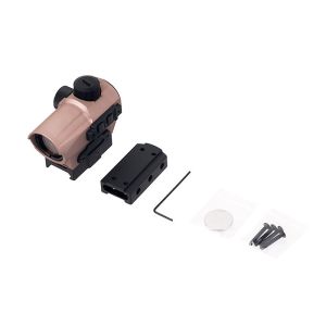 Tactical D10 1 X 27 Red Dot Sight 1.5 MOA Manual Key Switch With 20mm Riser