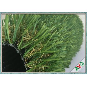 Simulation Indoor Artificial Grass 12200 Dtex Green Color Indoor Fake Grass