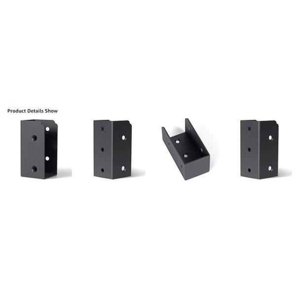 Nonstandard Steel Deck Railing Fence Bracket Post Joint Connector for Wood Construction