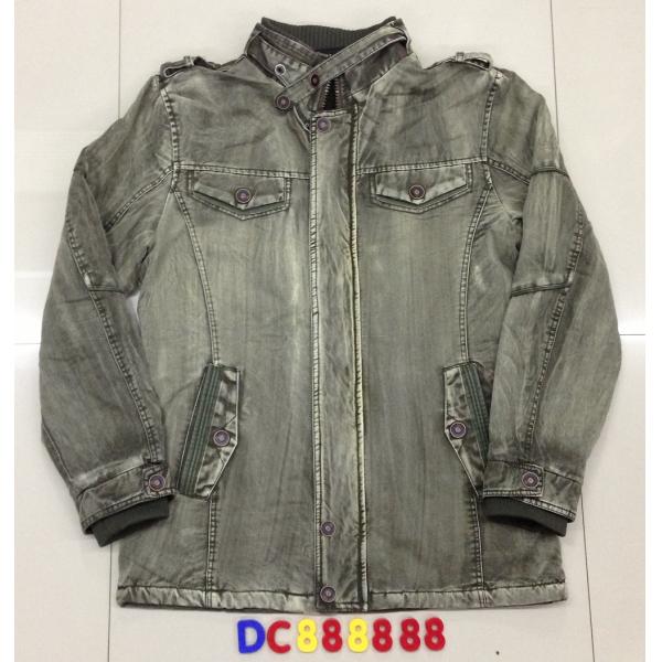 Buy DC888888 Men's cotton with jean washing jacket coat at wholesale prices
