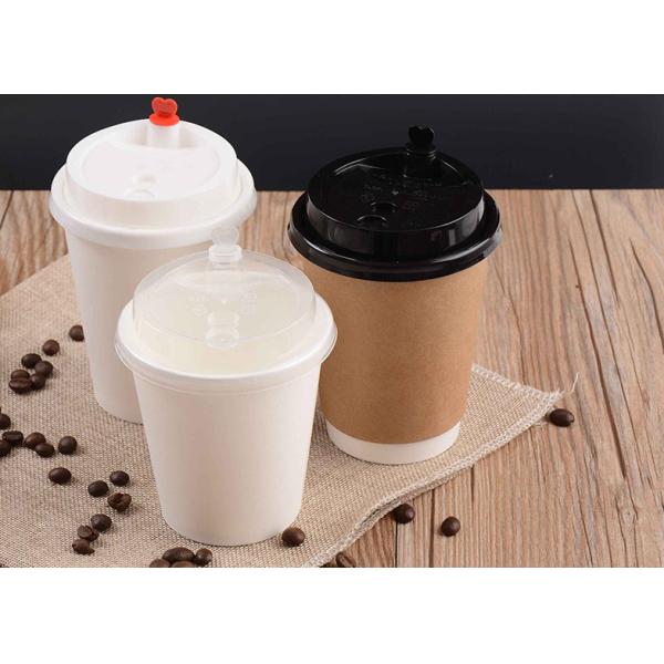 Buy Customize Your Logo on 12oz 16oz Double Wall Paper Coffee Cups with Lids at wholesale prices