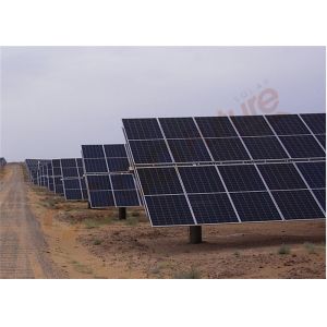 60Hz Solar Auto 1P Ground Mount Solar Tracking System Galvanized