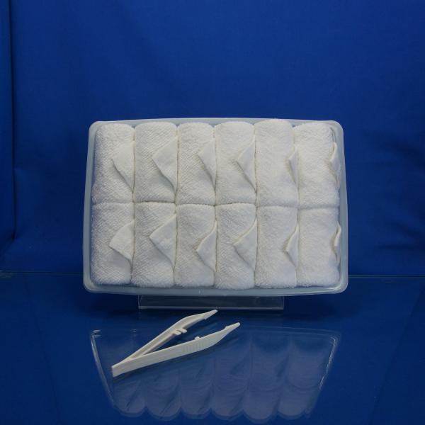 Buy White cotton hot/cold disposable towel at wholesale prices