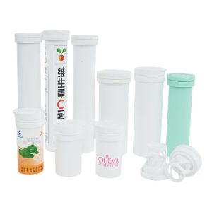 China Effervescent Tablet Tube Empty 50ml Size Matte Plastic Bottle for Medicine Packaging on sale