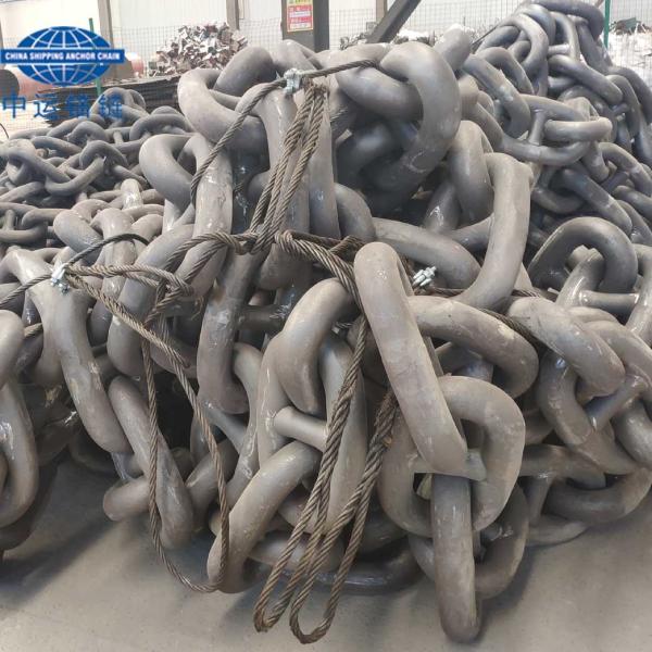 Buy Dia. 87MM Marine Anchor Chain Grade U3 Black Painted at wholesale prices