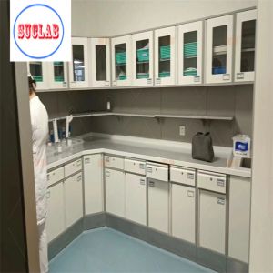 Hospital Treatment Cabinets with Three Section Slider L 3000*W 750* H 850 To 900