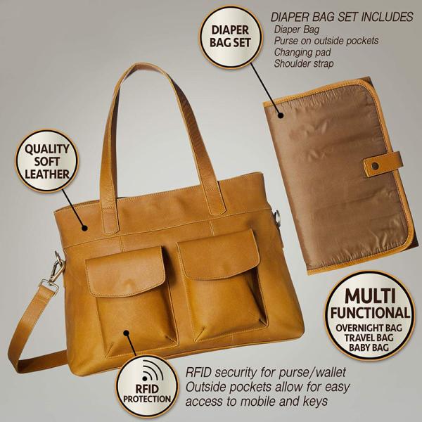 New style luxury diaper bags mummy baby bag multifunctional