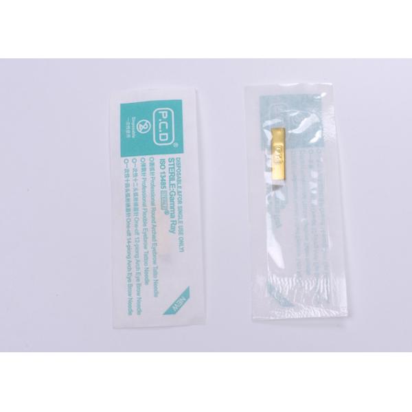 12 Pins Curved Flat Shape PCD Microblades Shading Tattoo Needles For Hairstroke Eyebrow