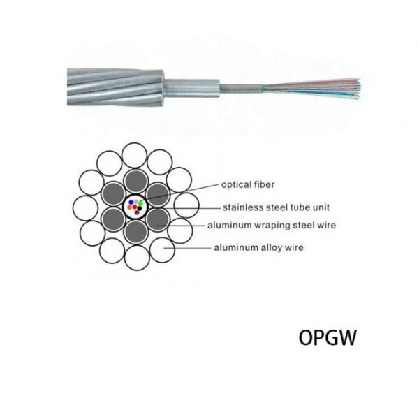 48 Core Aerial Central Optical Unit Overhead Ground Wire Opgw Cable Optical ground wire 0
