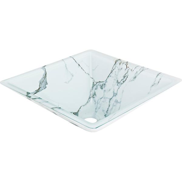 Buy glass rectangular  bathroom sink TY-088 420*420*145*15MM at wholesale prices