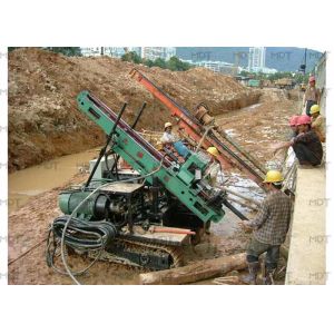 Hydraulic Geotechnical Anchor Bolt Drilling Machine 80m Depth