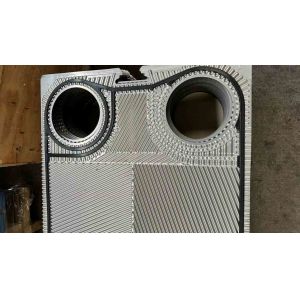 Vicarb Heat Exchanger Sheet Plate In Stainless Steel / Titanium