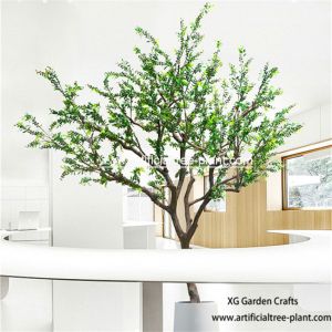 Berry Plant Pepper Artificial Evergreen Trees / Zanthoxylum Bungeanum Tree Hotel
