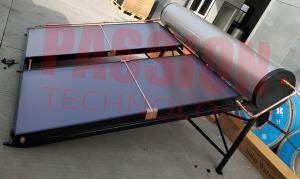 Quality South Africa Integrative Pressurized Flat Plate Solar Water Heater Geysers Blue Titanium for sale
