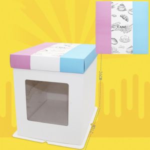 CMYK/Pantone Printing Food Packaging Box Cake Tasting Box with Custom Order and