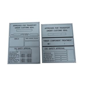 Quality ISO Shipping Container CSC Plate on Container for sale