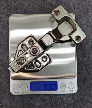 Buy Two Hole SS201 Iron Heavy Duty Cabinet Metal Door Hinges Polished at wholesale prices