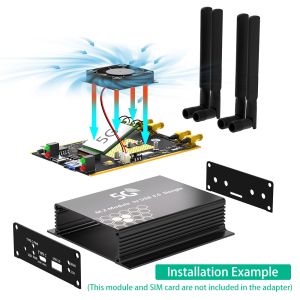 Dual SIM Card Slot NGFF M.2 to USB 3.0 Adapter for 3G 4G 5G Module Fast and