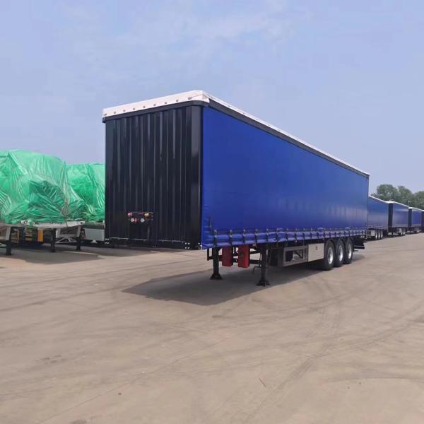2/3 Box Van Truck/Lorry/Trailer/Curtainsider/Side Curtain Slide Semi Trailers