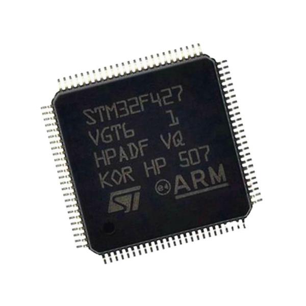 China In Stock Original STM32F427VGT6 32-Bit STM32f ARM Cortex M4 RISC 512kB Flash 100-Pin LQFP Microcontroller IC MCU Chip on sale