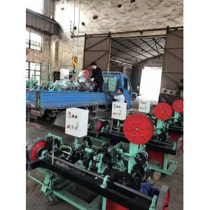 High Production Automatic Double Twist Barbed Wire Mesh Making Machine