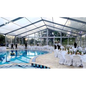 Fire Retardant Party Event Tent With Transparent PVC Sidewall