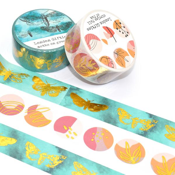 Buy Custom Printed Clear Foil Washi Tape Waterproof Washi Paper Tape at wholesale prices