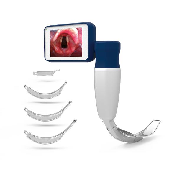 High Performance Waterproof Portable Digital Medical Anesthesia Video Laryngoscope With Disposable Blade