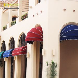 French Retractable Window Awnings Aluminum Folding Dutch Canopy Awning