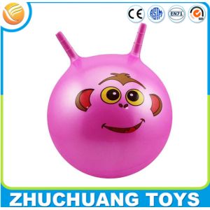 Quality wholesale happy face picture bouncing balls printed logo for sale