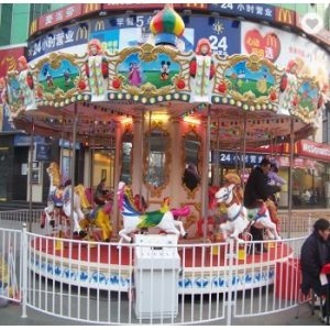 Attractive Classic Amusement Park Rides , Carnival Merry Go Round Playground
