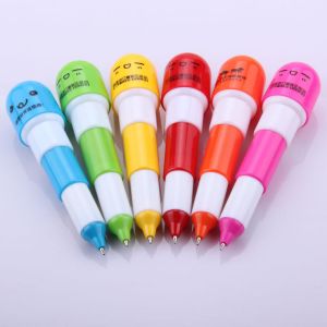 China retractable pill shape pen, gift pill pen on sale