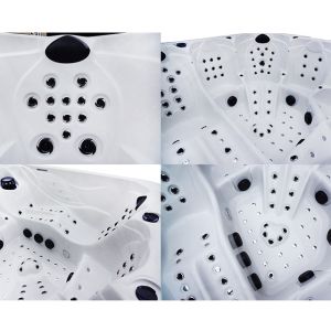 3 Seats 2 Lounges Spa Balboa Hot Tubs Outdoor Luxury Whirlpool Massage Bathtub