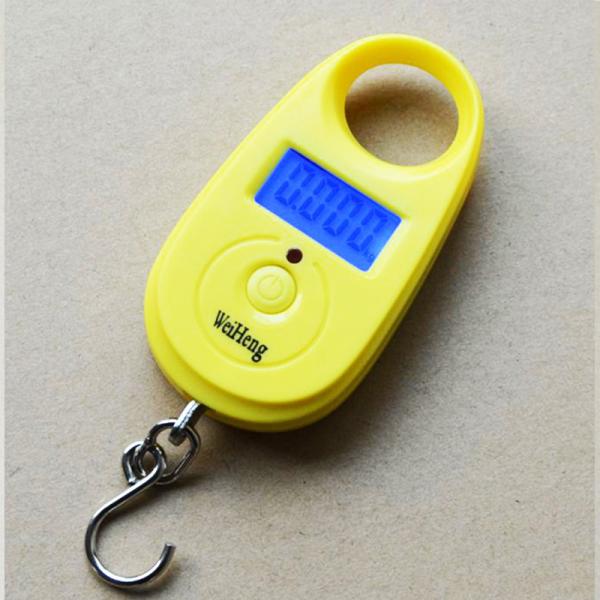 Colorful Digital Hanging Scale Tare Function With 1 * CR2032 Battery Power
