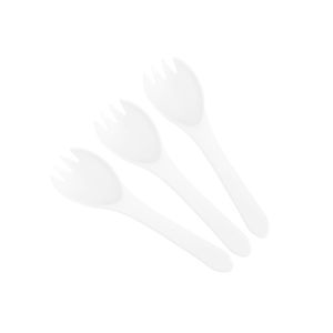 165mm 171mm PLA Biodegradable Disposable Utensils For Canteen