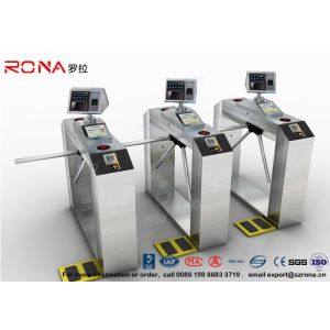 Pedestrian Facial Recognition Turnstile ESD Fingerprint Access Control Barriers