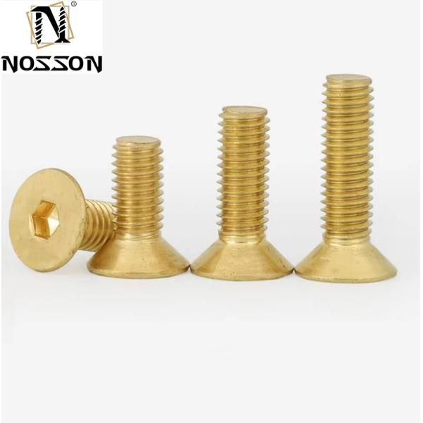 Metric Brass Cylinder Head Bolts for Construction DIN Standard M2 M2.5 M3 M4 M5 M6M8 M10 M12 M14 M16 M18 M20 M24 M27 M30