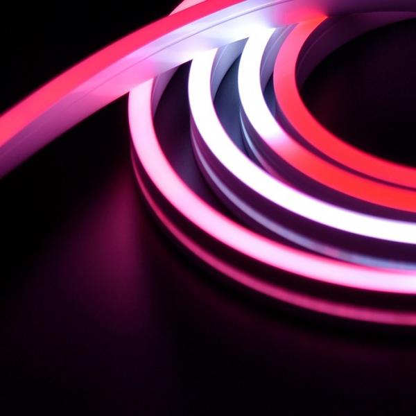 Buy 1220 Horizontal Bending MEDIA Silicone Neon LED Strip DC24V IP67 UV Resistant at wholesale prices