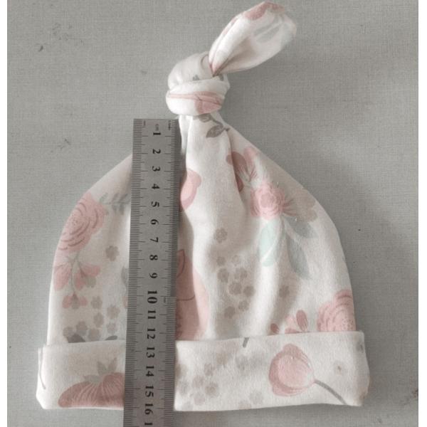 Wholesale Custom Premium Quality 100% cotton double layer baby boy and girl knit hats