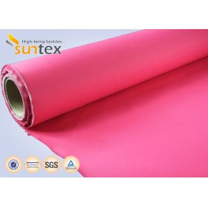 Red 0.4mm Fiberglass Welding Cloth Fire Resistant Bulk Fiberglass Cloth Roll